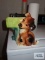 Vintage ceramic dog planter
