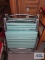 Two folding chaise lounge chairs
