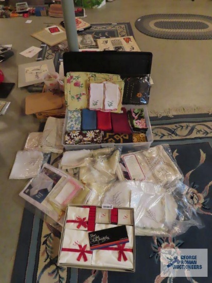 Handmade and other table linens
