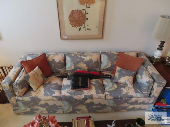 Avery Boardman, Ltd floral sleeper sofa, on first floor. Very heavy.