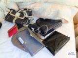 Variety of ladies clutch bags, St John's Bay purse, change purse, etc