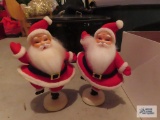 Vintage Santa Claus figurines