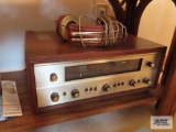 Fisher model 800-B receiver and Stereophone headphones