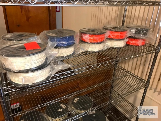 12 SPOOLS UNOPENED FILAMENT. SEMPER-FLEXX98. NEW. SOME MAY HAVE TEAR IN PACKAGING.