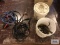(2) PARTIAL BUCKETS OF HARDWARE AND (2) SETS OF JUMPER CABLES