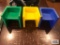 (3) CHILDREN'S PLASTIC BOOSTER SEATS.