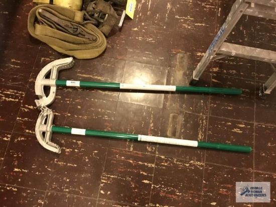 (2) GREENLEE PIPE BENDERS