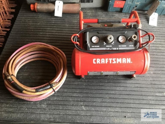 CRAFTSMAN AIR COMPRESSOR AND AIR HOSE