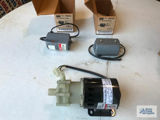 (3) APPLIANCE MOTORS