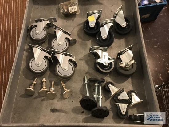 CASTERS, VARIOUS SIZES
