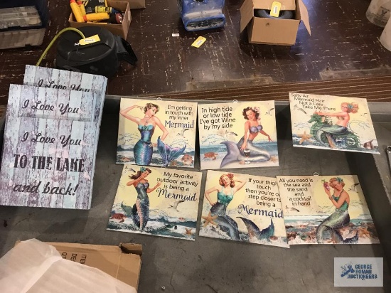 MERMAID AND LAKE DECOR