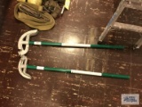 (2) GREENLEE PIPE BENDERS