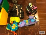 (2) CHILDREN, (1) INFANT, (1) ADULT-L LIFE JACKETS