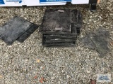 (13 PIECES) INCRETE SYSTEM SLATE STAMP SET. 9 STAMPS. 2 SKINS. 2 TOUCH UP MATS.