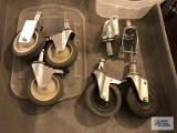 CASTERS, VARIOUS SIZES