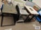 Four heavy duty stands and chair parts