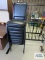 Eight commercial stacking padded chairs