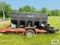 Saltdogg truck bed salt spreader. model number SHPE3000. Serial number 00488. 9 ft 4 in long by 3 ft