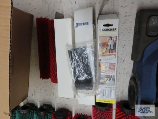 Commercial sweeper rollers