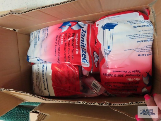 Box of commercial sweeper bags