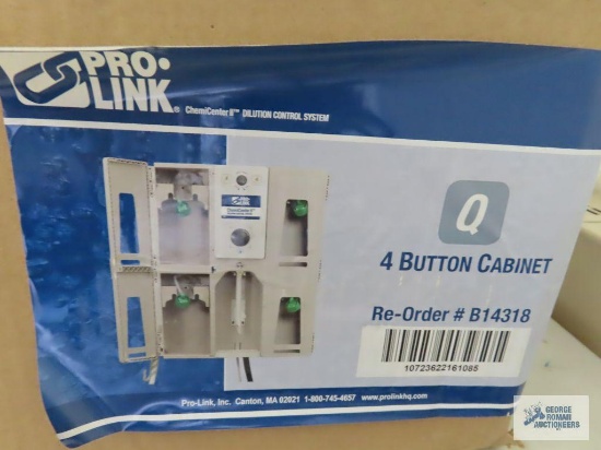 Pro-Link four button cabinet dilution control system