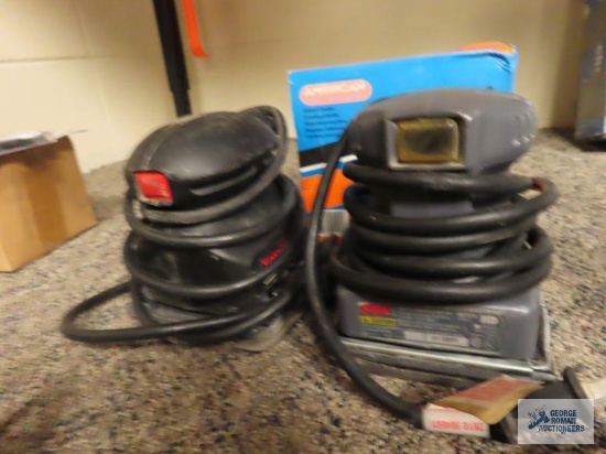 Master Mechanic palm sanders and American Tool Exchange palm sander