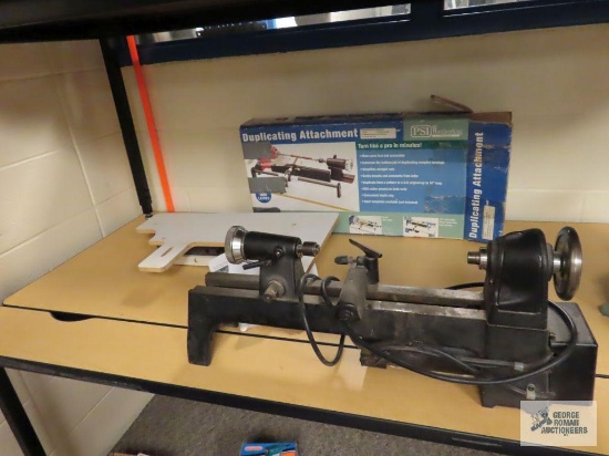 Carba-tec CML3XL mini lathe with duplicating attachment