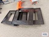 3 roll about floor carts