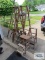Variety of wooden ladders and step stool