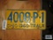 1960 Ohio trailer license plate