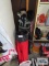 Golf clubs and two golf club bags