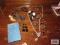 Costume jewelry earrings and necklace