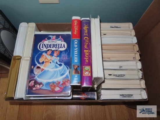 Walt Disney and other VHS tapes