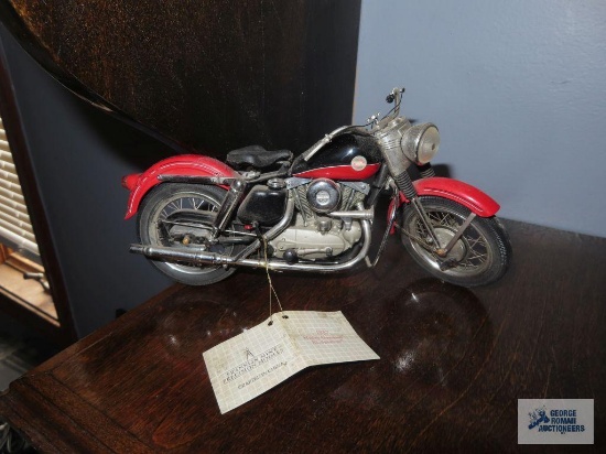 Franklin Mint Harley Davidson 1957 XL Sportster precision model.