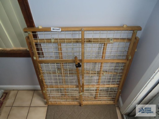 Wood baby gates