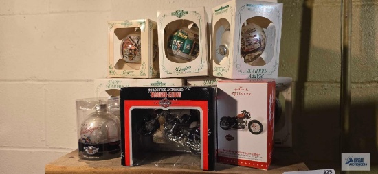 Harley Davidson Christmas ornaments
