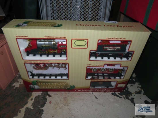Christmas Time Express holiday train set