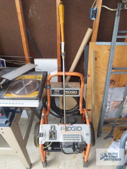Ridgid zero gravity 3300 psi pressure washer.