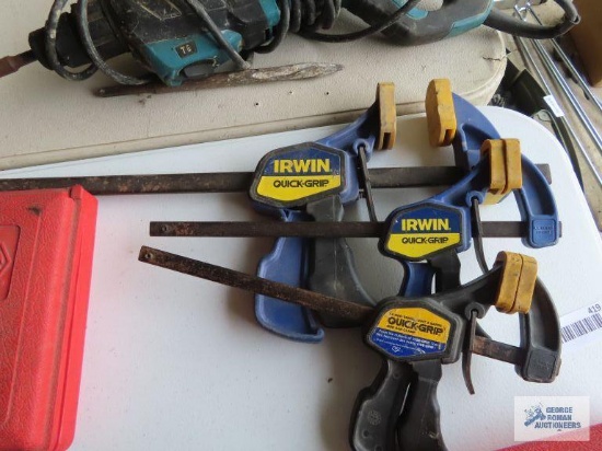 Irwin quick grips.