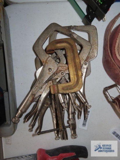 Various vise grips
