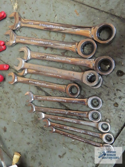Gearwrench SAE ratcheting wrench set