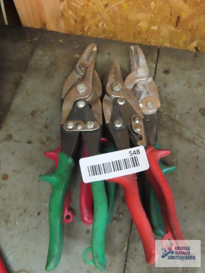 Lot of tin snips