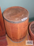 Antique nail keg