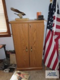 Locking two door storage chest