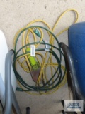 Shop light with extension cord