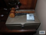 Lockbox and gavel