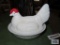 Westmoreland glass hen on nest