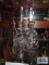 Clear glass bell, marked Seneca Glass. Hand cut crystal bell, marked made in Yugoslavia.