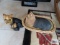 Ceramic and other dog figurines
