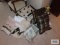 Decorative comforter set with pillow shams, no size, most likely full or queen size. Queen size